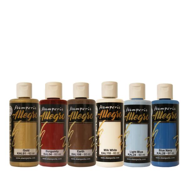 Stamperia - Acrylfarbe "The Nutcracker" Allegro Paint Kit 6x60 ml