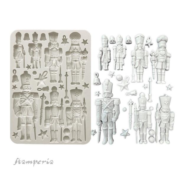 Stamperia - Gießform A5 "Soldiers" Soft Mould 