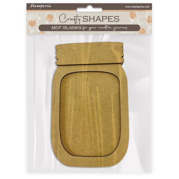 Stamperia - Holzteile "Jars" MDF Crafty Shapes Blanks