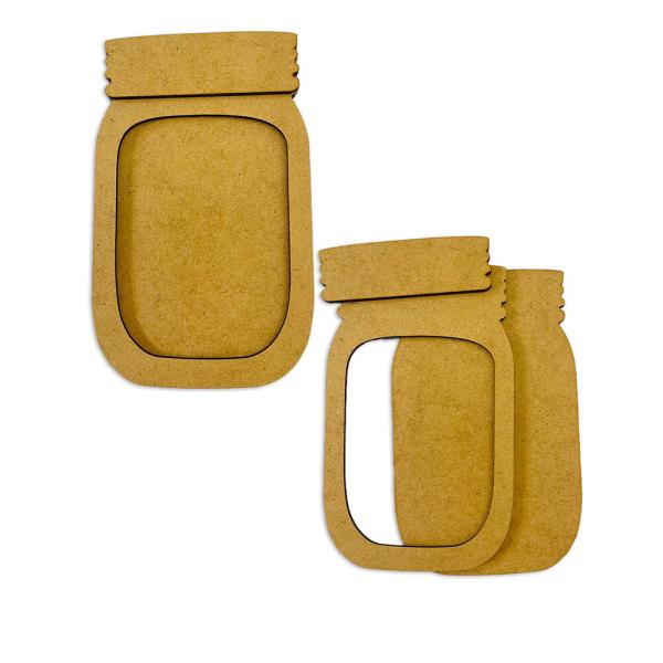 Stamperia - Holzteile "Jars" MDF Crafty Shapes Blanks