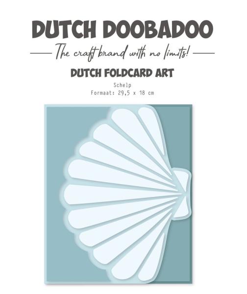 Dutch Doobadoo - Schablone A4 "Schelp" Stencil - Dutch Card Art