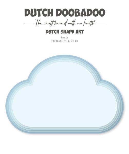 Dutch Doobadoo - Schablone A5 "Boris" Stencil - Dutch Shape Art 