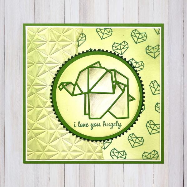 Nellie Snellen - Stempelset "Foldtastic Origami" Clear Stamps 