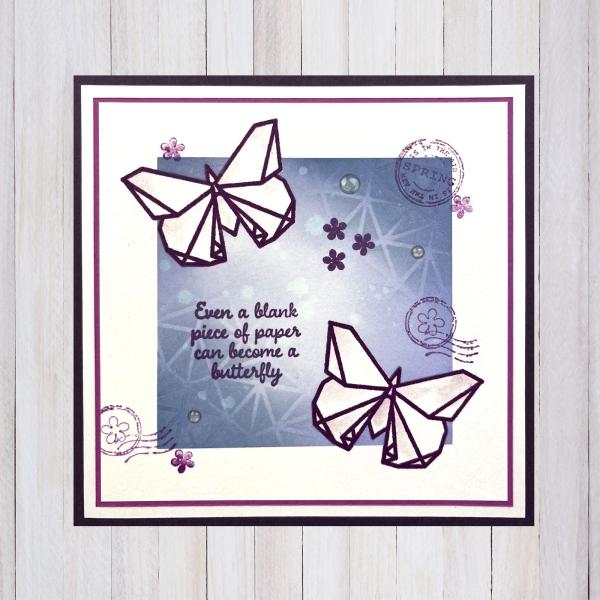 Nellie Snellen - Stempelset "Foldtastic Origami" Clear Stamps 