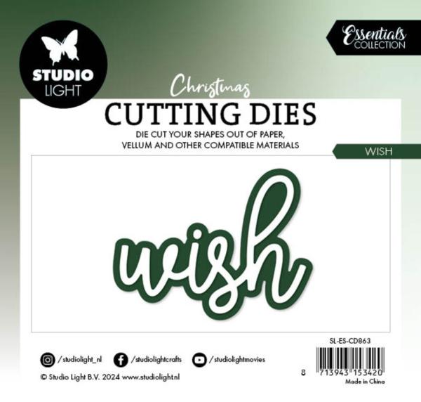 Studio Light - Stanzschablone "Wish" Dies