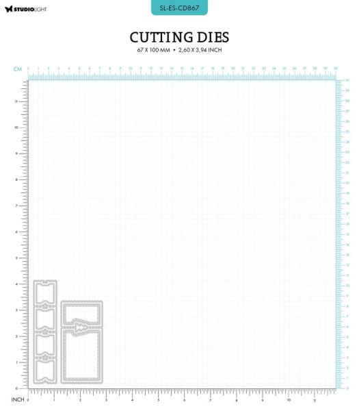 Studio Light - Stanzschablone "Ticket" Dies