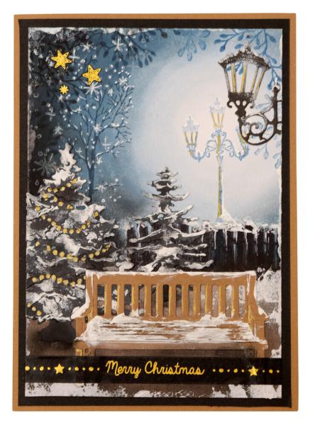 Studio Light - Stempelset "Winter Night" Clear Stamps