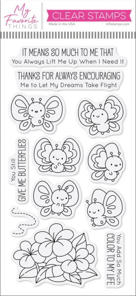 My Favorite Things - Stempelset "Bubbly Butterflies" Clear Stamps