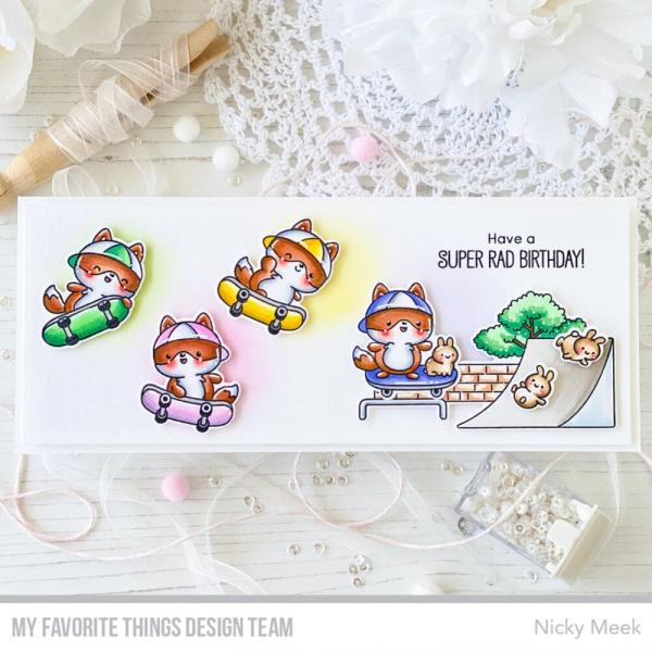 My Favorite Things - Stempelset "Super Rad Skaters" Clear Stamps