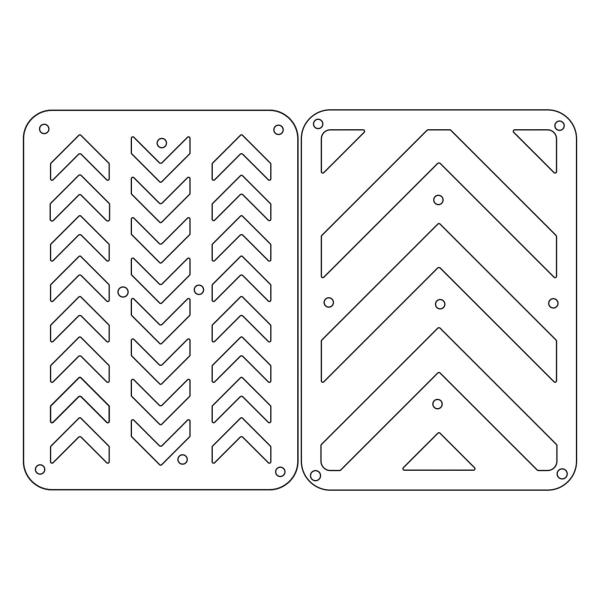 Sizzix - Stanzschablone "Cards #3" Thinlits Craft Dies