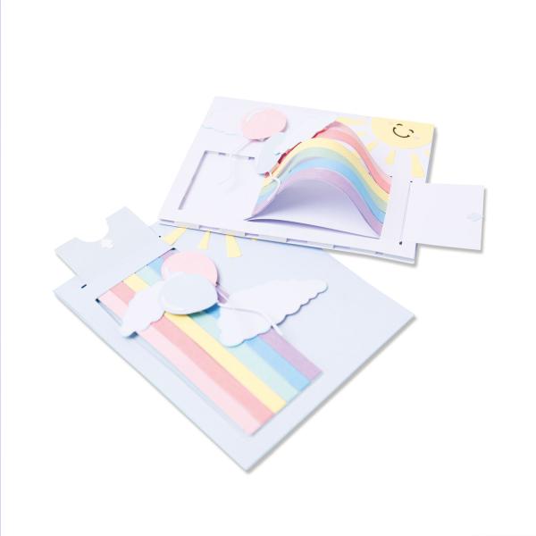 Sizzix - Stanzschablone "Rainbow Slider Card" Thinlits Craft Dies