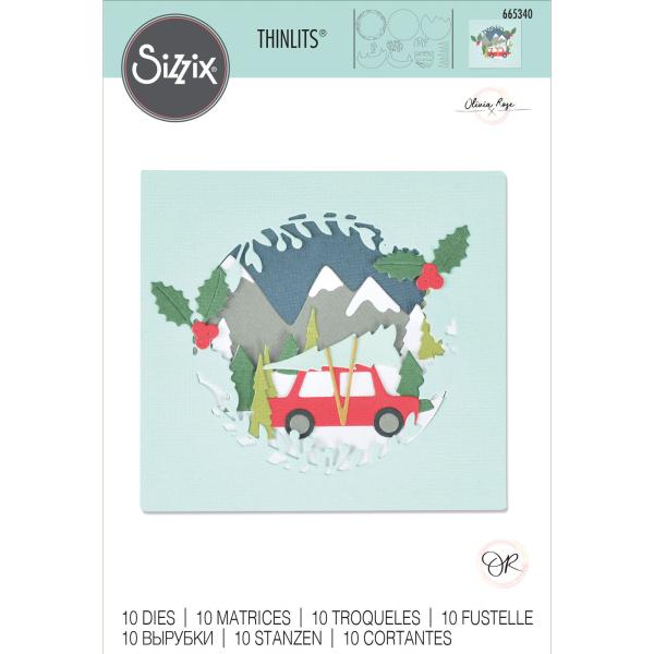 Sizzix - Stanzschablone "Winter Wonderland" Thinlits Craft Dies by Olivia Rose