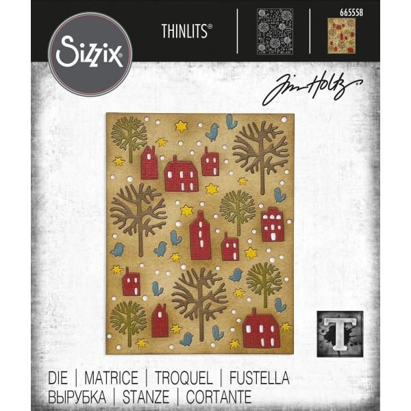 Sizzix Thinlits - Stanzschablone "Landschaft" Craft Dies by Tim Holtz