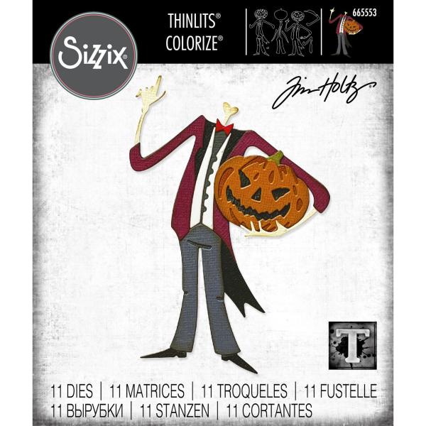 Sizzix - Stanzschablone "Pumpkinhead" Thinlits Craft Dies by Tim Holtz