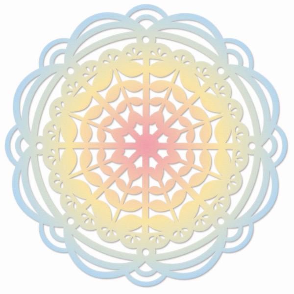 Sizzix - Stanzschablone "Herz-Mandala" Thinlits Craft Dies by Eileen Hull