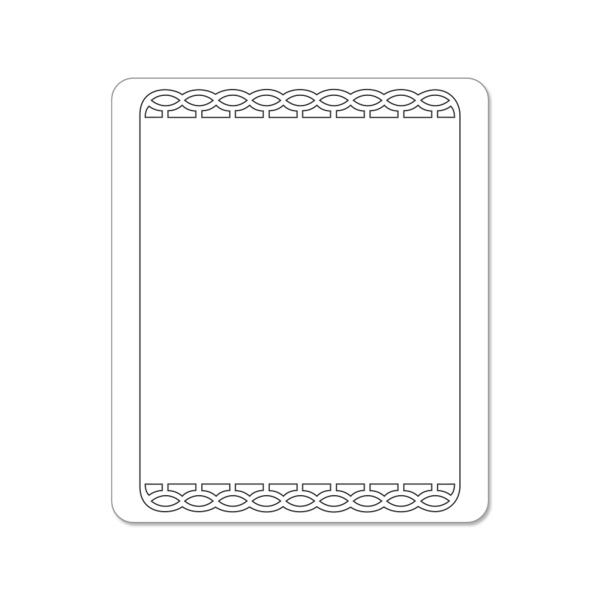 Sizzix - Stanzschablone "Card Ribbon insert" Sizzlits Dies