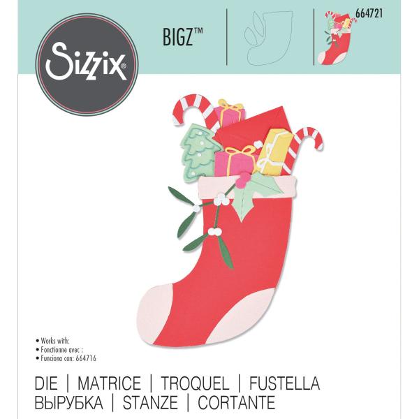 Sizzix - Stanzschablone "Kaminstrumpf" Bigz Craft Dies