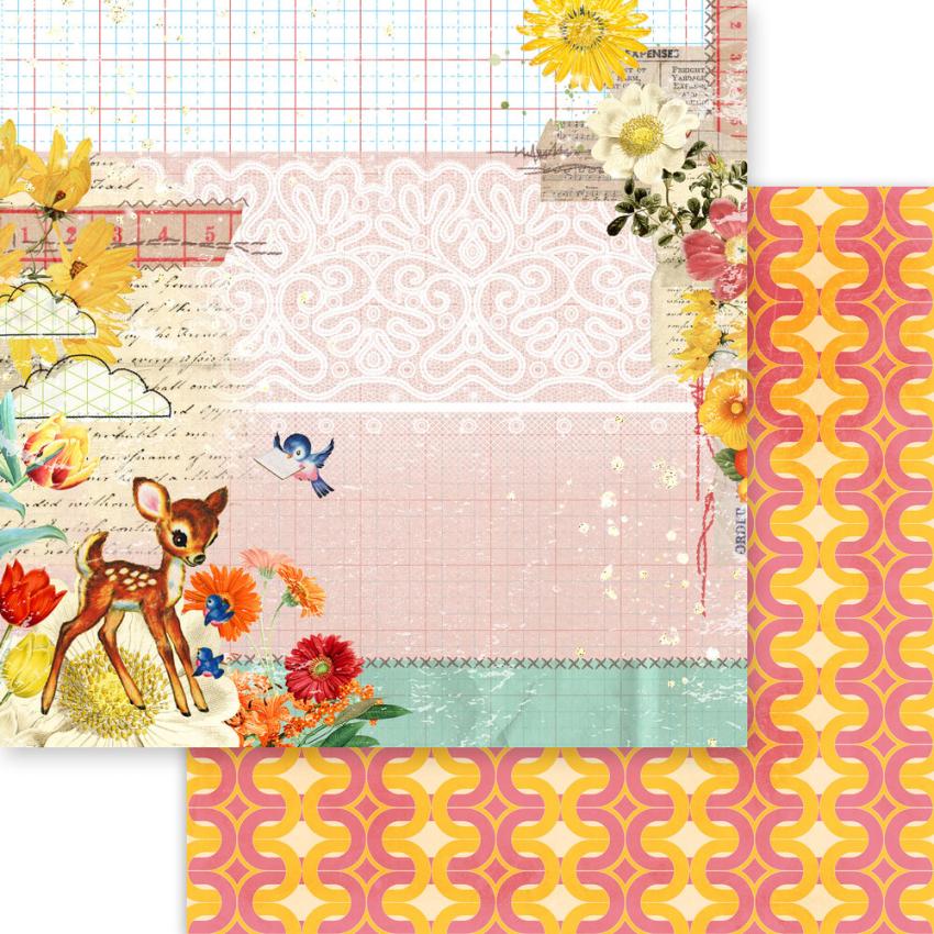 Memory Place - Designpapier "My Deer Friend" Paper Pack 12x12 Inch - 12 Bogen