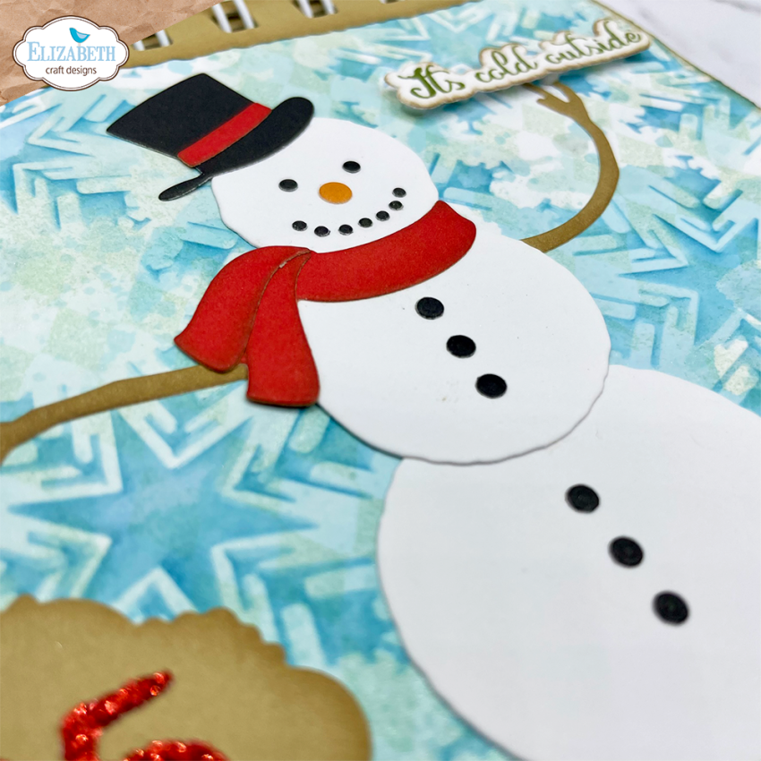 Elizabeth Craft Designs - Stanzschalone "December White" Dies