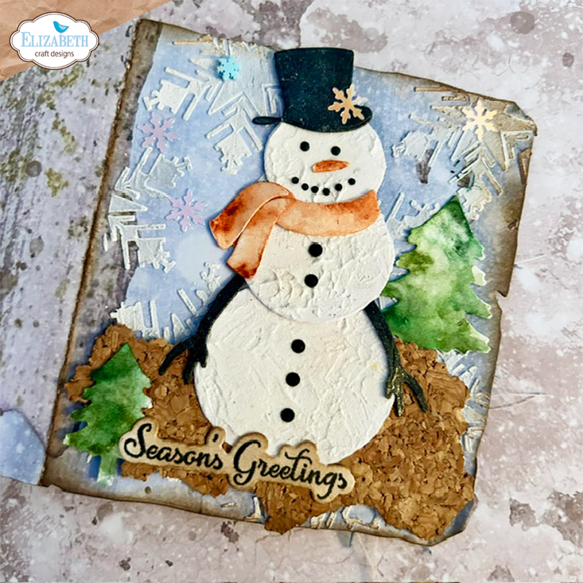 Elizabeth Craft Designs - Stanzschalone "December White" Dies