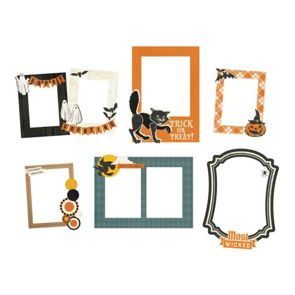 Simple Stories - Chipboard Frames "Simple Vintage Scary Stories" 