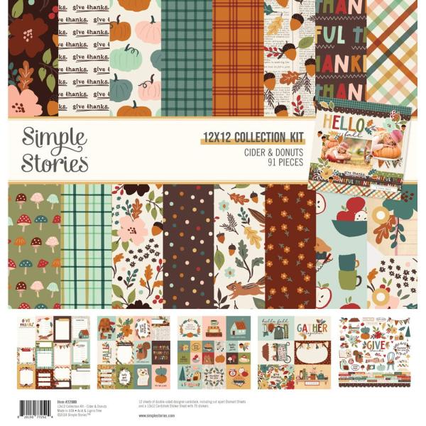 Simple Stories - Collections Kit "Cider & Donuts" 12 Bogen Designpapier