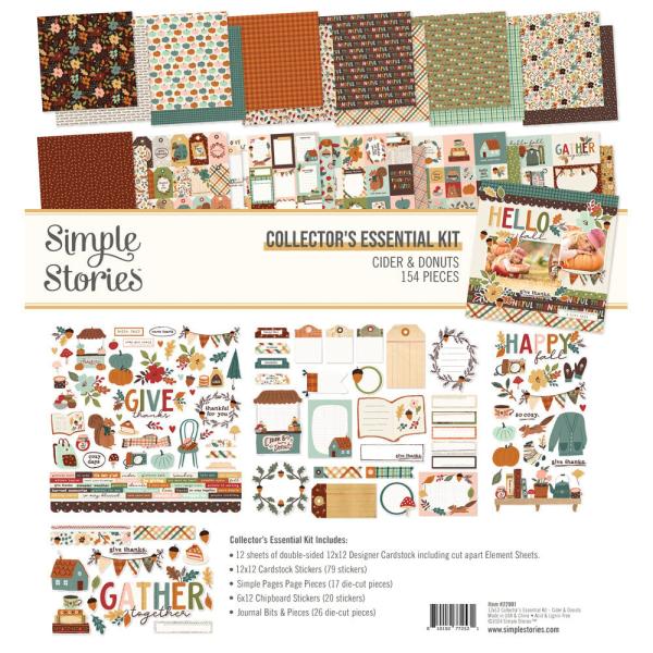 Simple Stories - Collectors Essential Kit "Cider & Donuts" 12 Bogen Designpapier