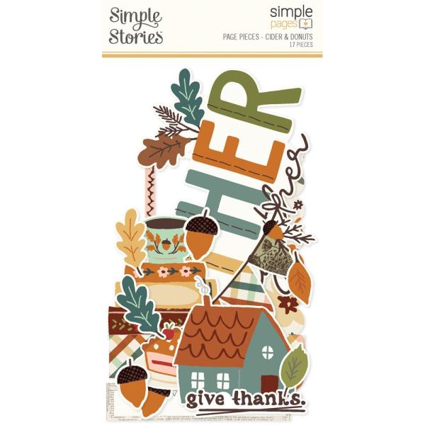 Simple Stories - Stanzteile "Cider & Donuts" Die Cuts