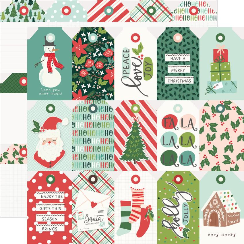 Simple Stories - Collections Kit "Santa's Village" 12 Bogen Designpapier