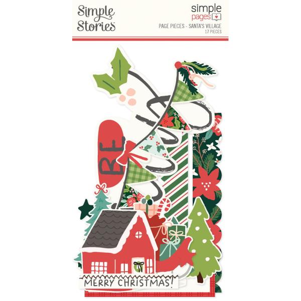 Simple Stories - Stanzteile "Santa's Village" Die Cuts