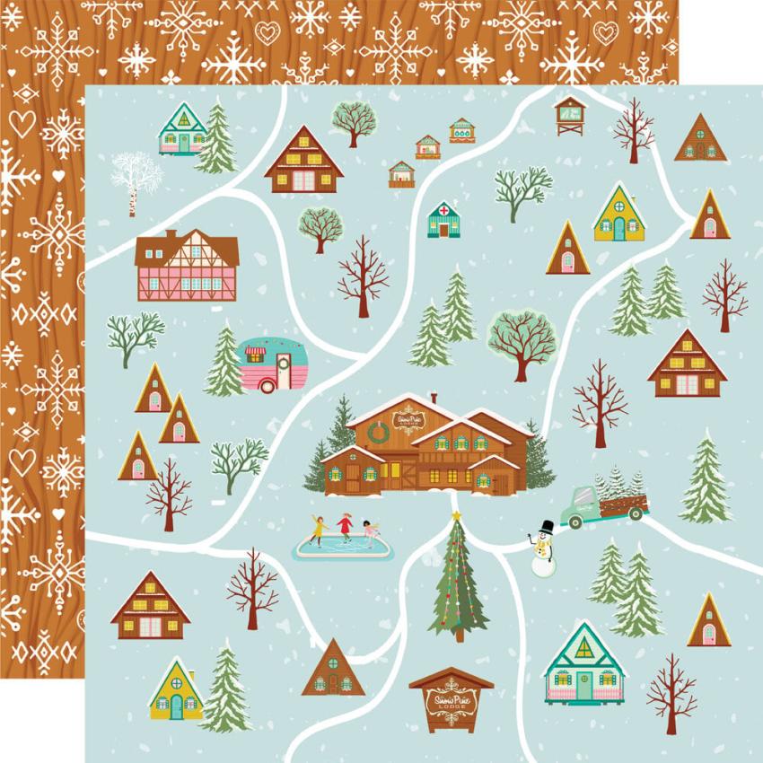 Simple Stories - Collections Kit "Snow Pine Lodge" 12 Bogen Designpapier