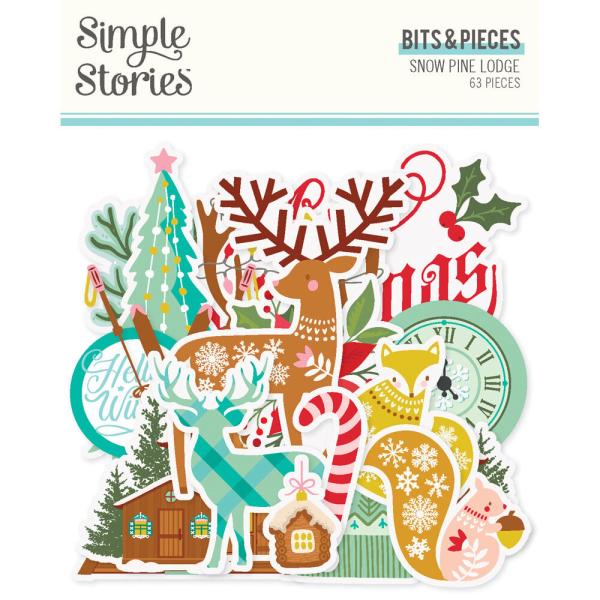 Simple Stories - Stanzteile "Snow Pine Lodge" Bits & Pieces 