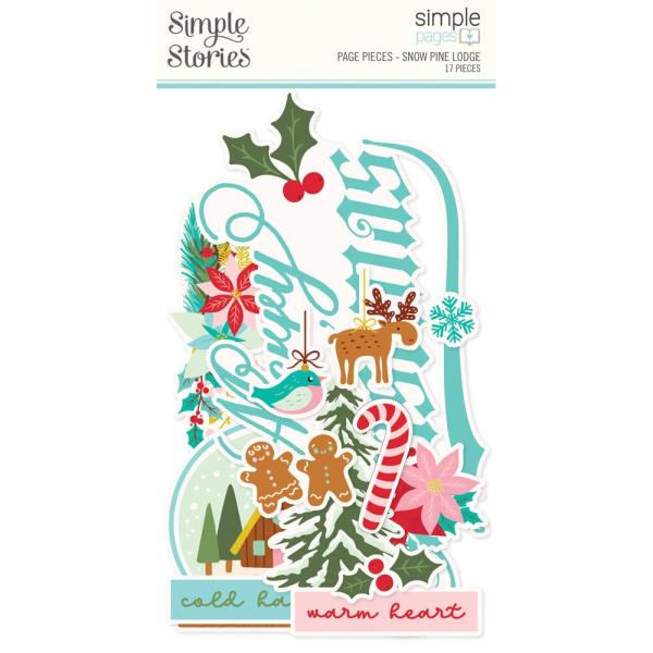 Simple Stories - Stanzteile "Snow Pine Lodge" Die Cuts