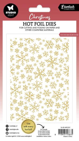 Studio Light - Hot Foil Dies "Snow Background"