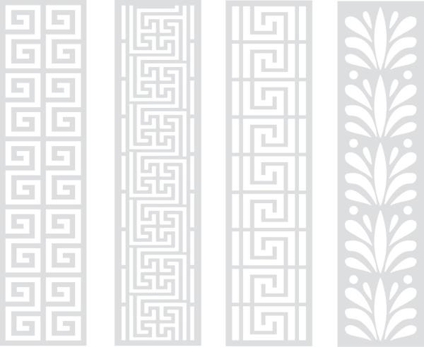 Crafters Companion - Schablone "Athenian Designs" Stencil