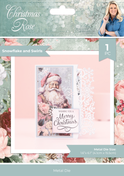 Crafters Companion - Stanzschablone "Snowflakes and Swirls" Dies