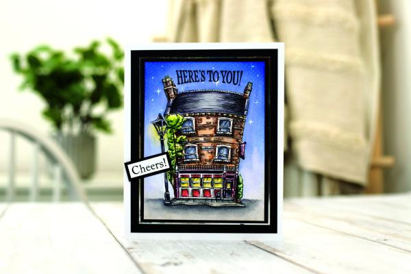 Crafters Companion - Stempelset "Here's to You!" Clear Stamps Design by Sheena Douglass