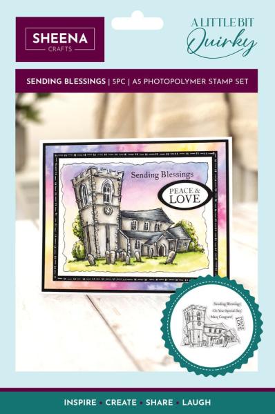 Crafters Companion - Stempelset "Sending Blessings" Clear Stamps Design by Sheena Douglass