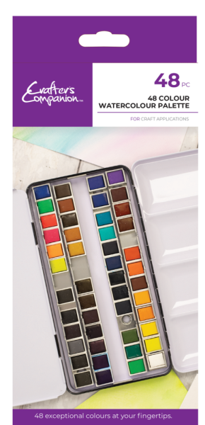 Crafters Companion - Aquarellfarbe "Watercolor Palette" 48 Farben