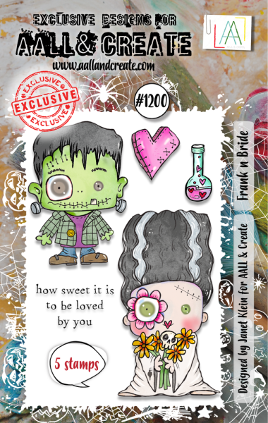 AALL and Create - Stempelset A7 "Frank n Bride" Clear Stamps