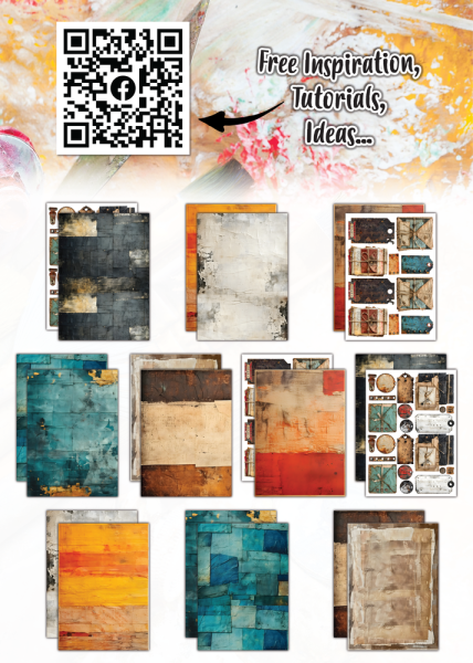 AALL and Create - Designpapier "Time-Tarnished Wonders" Paper Pack A4 - 10 Bogen