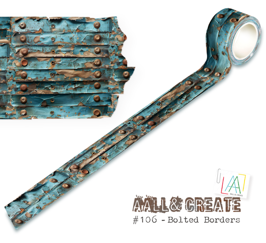 AALL and Create "Bolted Borders" Washi Tape 25 mm