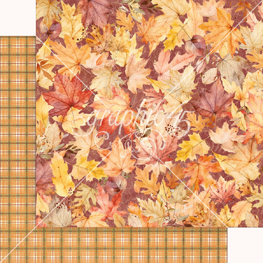 Graphic 45 - Designpapier "Autumn Greetings" Collection Pack 12x12 Inch - 16 Bogen