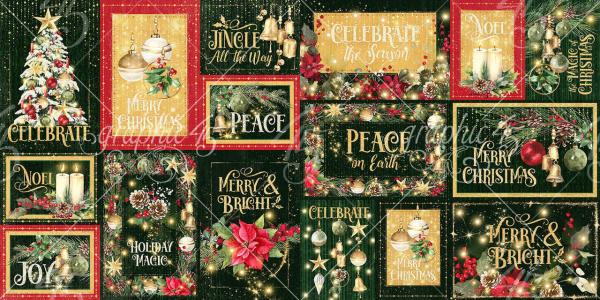 Graphic 45 "Merry & Bright" Journaling Cards