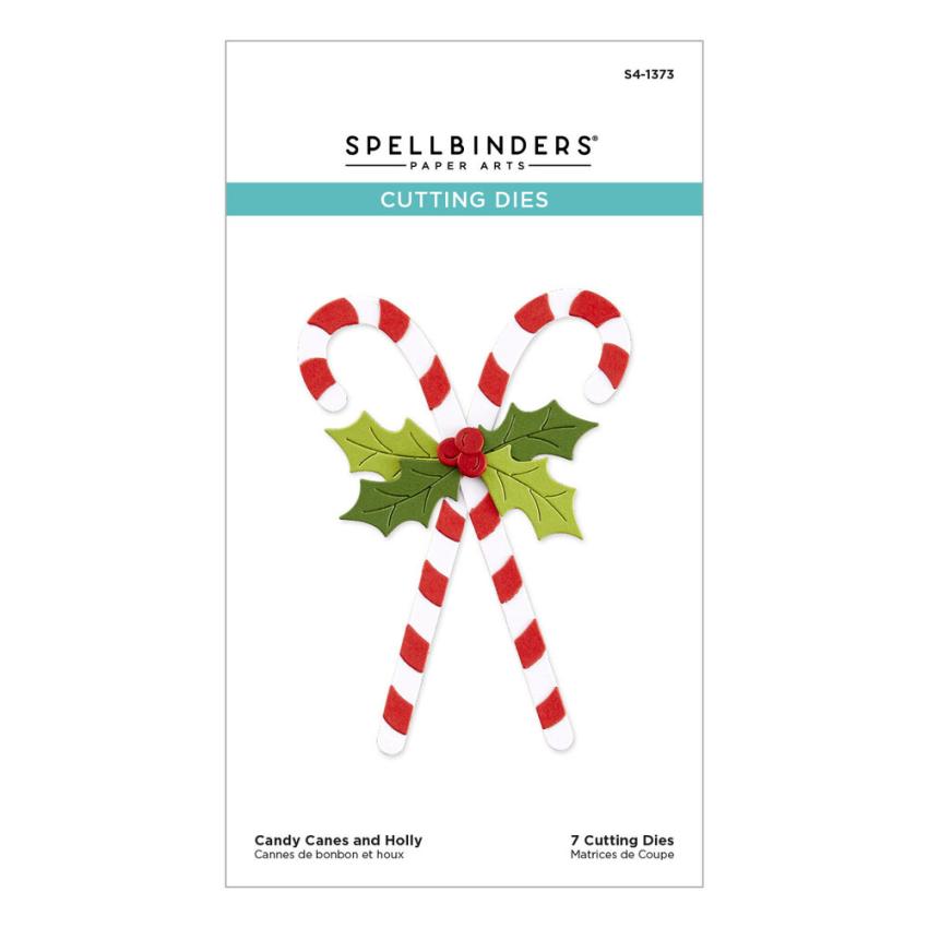 Spellbinders - Stanzschablone "Candy Canes and Holly" Dies