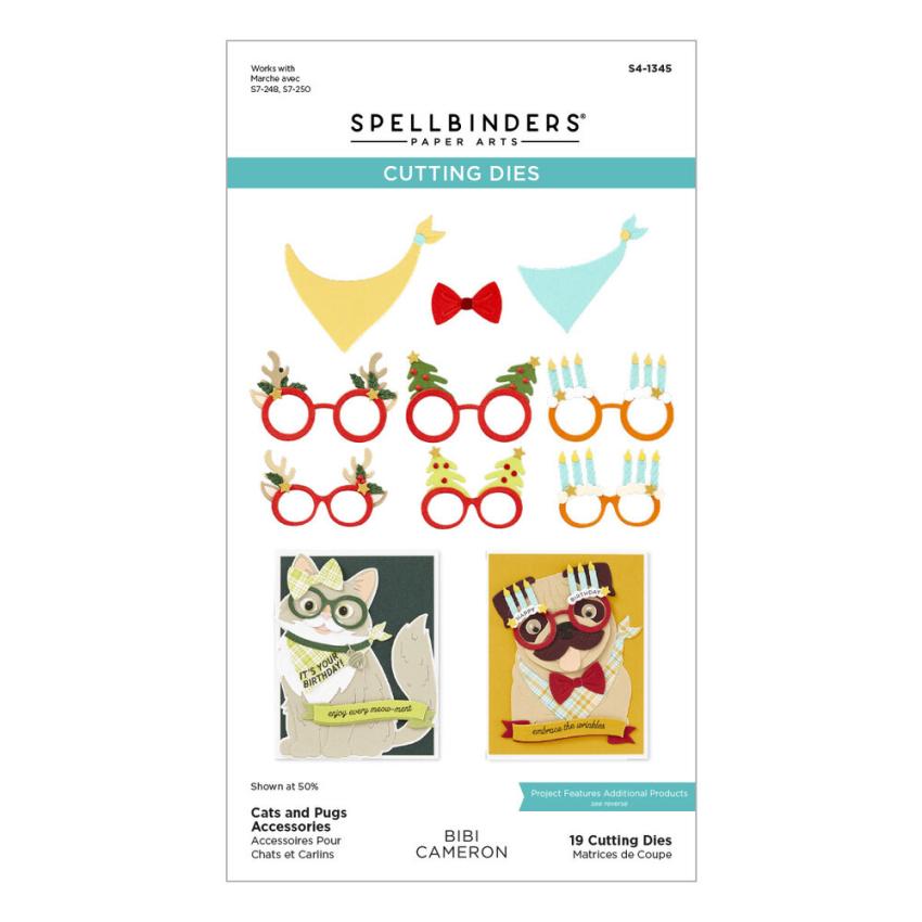 Spellbinders - Stanzschablone "Cats and Pugs Accessories" Dies