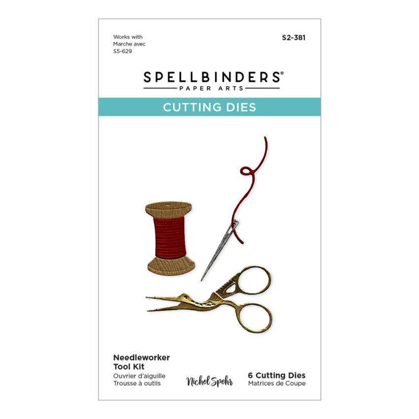 Spellbinders - Stanzschablone "Needleworker Tool Kit" Dies