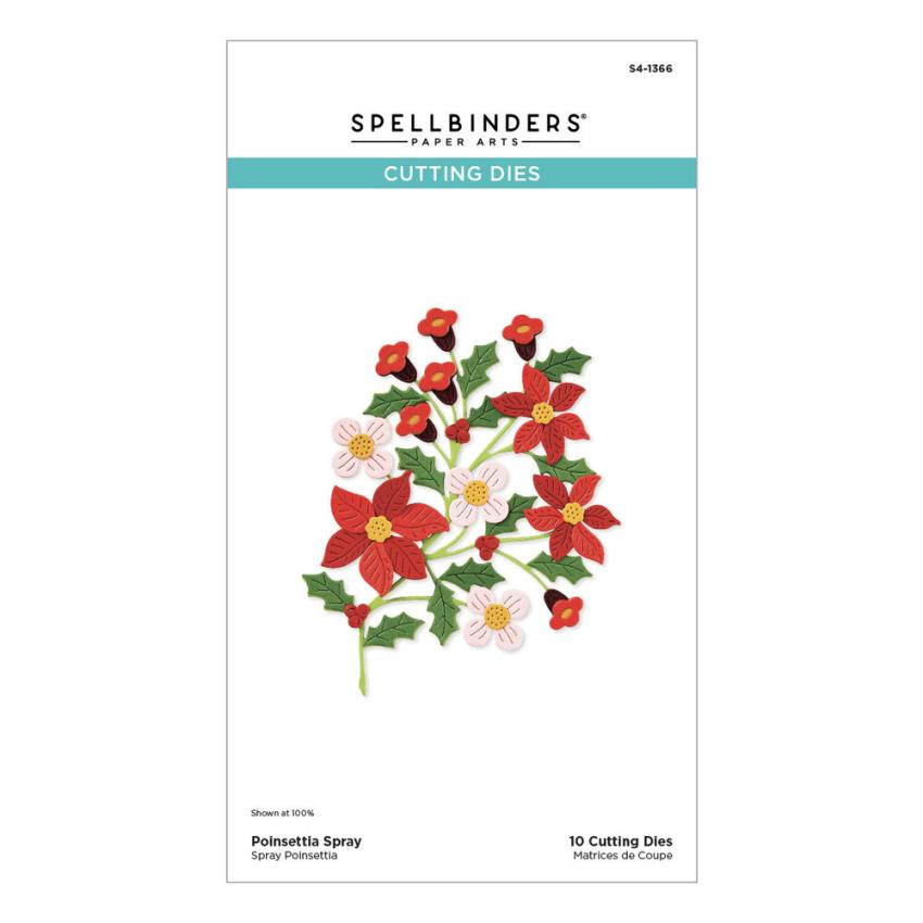 Spellbinders - Stanzschablone "Poinsettia Spray" Dies