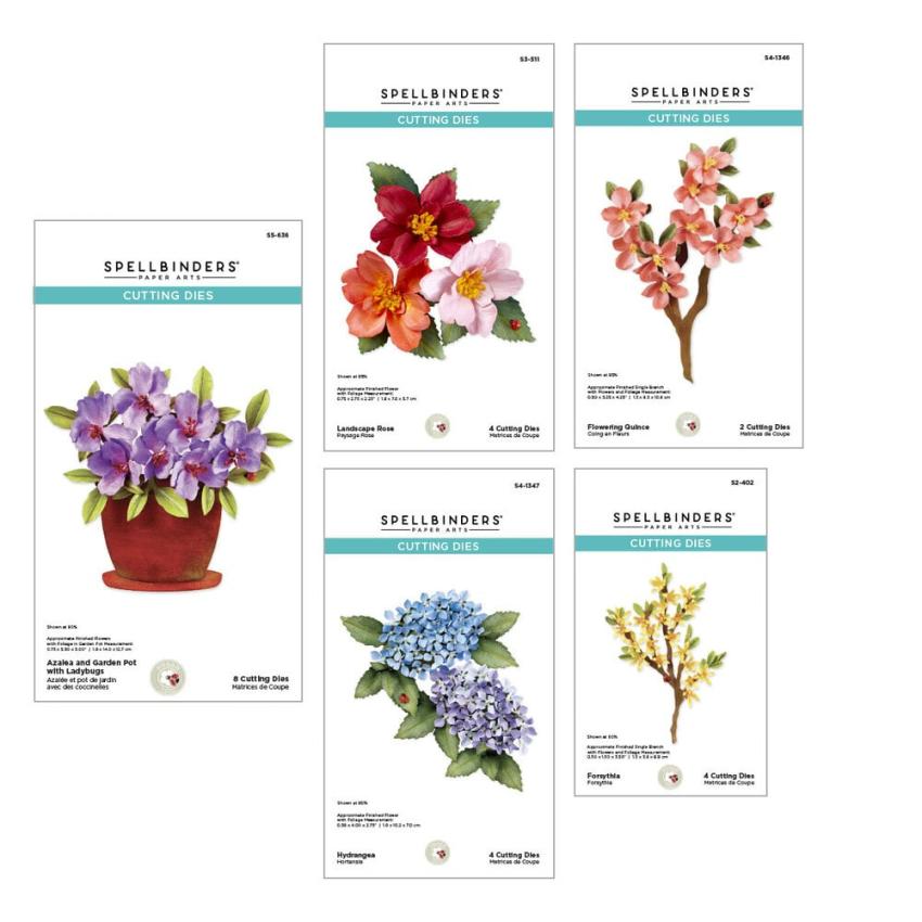 Spellbinders - Stanzschablone "Nature's Botanical Garden Bundle" Dies