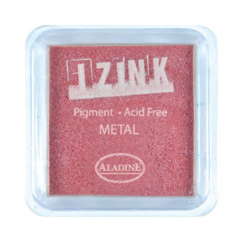 Aladine - Izink Pigment Ink Pad "Metal Red" Pigment Stempelkissen